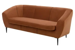 Sofy^Sofa na wysokich nóżkach ruda OLIVIO