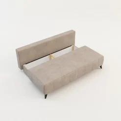 Mavik Sofy^Sofa 3-osobowa beżowa ALDIGO