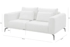 Instilo Sofy^Sofa 2-osobowa beżowa AVIGNON