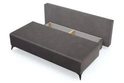 Online Sofa 3-osobowa brązowa CASEY