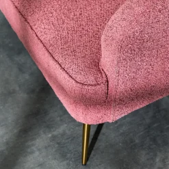 Discount Sofa 2-osobowa ciemnoróżowa MIDNI
