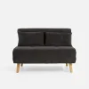 Hot inny Sofa 2-osobowa ciemnoszara LAVILLA