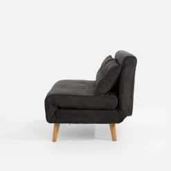 Hot inny Sofa 2-osobowa ciemnoszara LAVILLA
