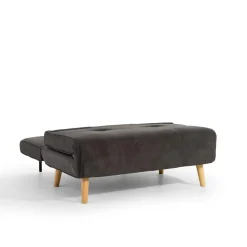 Hot inny Sofa 2-osobowa ciemnoszara LAVILLA