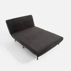 Hot inny Sofa 2-osobowa ciemnoszara LAVILLA