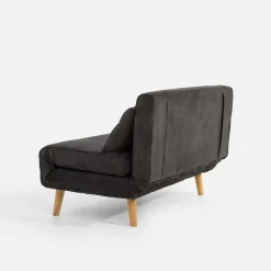 Hot inny Sofa 2-osobowa ciemnoszara LAVILLA