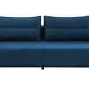 Discount Sofa 3-osobowa DL rozkładana granatowa KIOTO