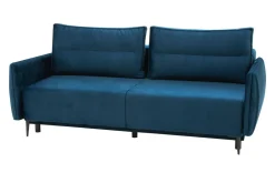 Discount Sofa 3-osobowa DL rozkładana granatowa KIOTO