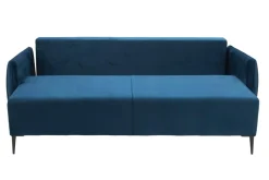Discount Sofa 3-osobowa DL rozkładana granatowa KIOTO