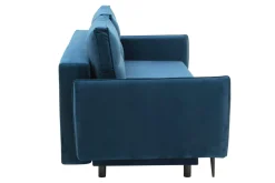 Discount Sofa 3-osobowa DL rozkładana granatowa KIOTO