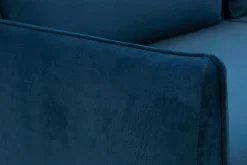 Discount Sofa 3-osobowa DL rozkładana granatowa KIOTO