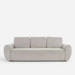 inny Sofy^Sofa 3-osobowa DOLLY jasnoszara