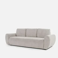 inny Sofy^Sofa 3-osobowa DOLLY jasnoszara