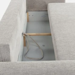 inny Sofy^Sofa 3-osobowa DOLLY jasnoszara