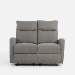 inny Sofy^Sofa 2-osobowa GLAMDI z funkcją relaks szara