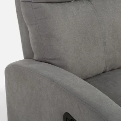 inny Sofy^Sofa 2-osobowa GLAMDI z funkcją relaks szara