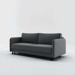 inny Sofy^Sofa 3-osobowa grafitowa BRUNO