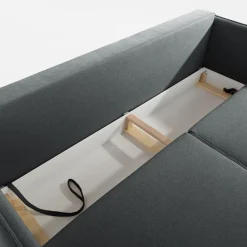 inny Sofy^Sofa 3-osobowa grafitowa BRUNO