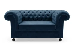 Outlet Inspire Sofa 2-osobowa granatowa CHESTER