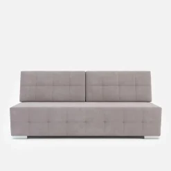 Sofy^Sofa 3-osobowa jasnofioletowa pikowana LILI