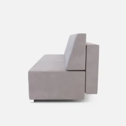 Sofy^Sofa 3-osobowa jasnofioletowa pikowana LILI