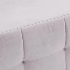 Sofy^Sofa 3-osobowa jasnofioletowa pikowana LILI
