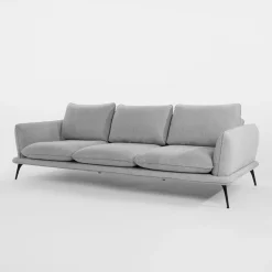 Instilo Sofy^Sofa 3-osobowa jasnoszara PORTIMAO