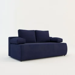 Hot Sofa 3-osobowa niebieska DELPO