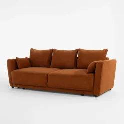 Instilo Sofy^Sofa 3-osobowa pomarańczowa ANDORA