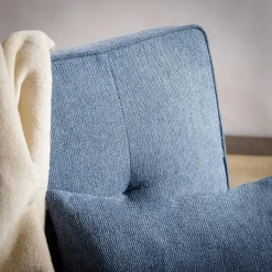 Discount inny Sofa 1-osobowa rozkładana niebieska WINSLO