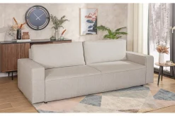 Exline Sofy^Sofa 3-osobowa rozkładana SPARK popielata