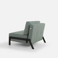 Online inny Sofa 1-osobowa rozkładana szarozielona PARKA