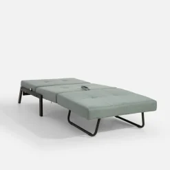 Online inny Sofa 1-osobowa rozkładana szarozielona PARKA
