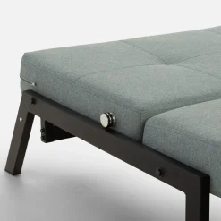 Online inny Sofa 1-osobowa rozkładana szarozielona PARKA