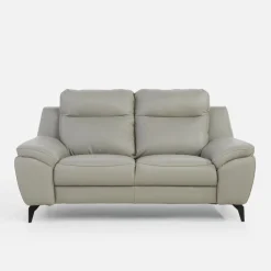 Clearance Trend Line Sofa 2-osobowa skórzana PERLE