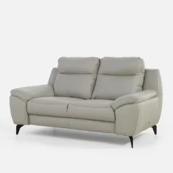 Clearance Trend Line Sofa 2-osobowa skórzana PERLE