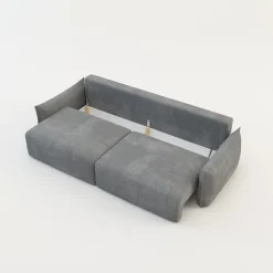 Best Sofa 3-osobowa szara CYNTHIA