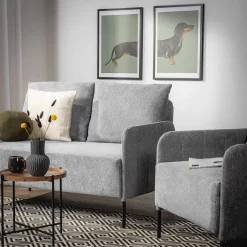 New inny Sofa 2-osobowa szara MANILI