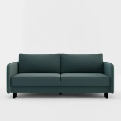 inny Sofy^Sofa 3-osobowa szaroniebieska BRUNO