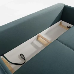 inny Sofy^Sofa 3-osobowa szaroniebieska BRUNO