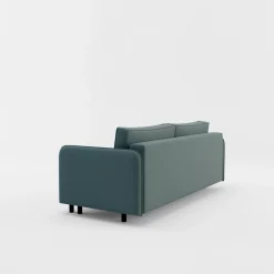 inny Sofy^Sofa 3-osobowa szaroniebieska BRUNO