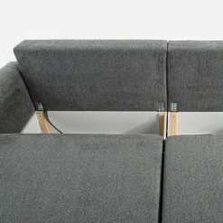 New Softi Sofa 3-osobowa szaroniebieska MEVI