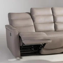 Sofy^Sofa 3-osobowa z funkcją relaksu skórzana ALASSIO