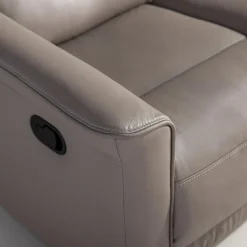 Sofy^Sofa 3-osobowa z funkcją relaksu skórzana ALASSIO