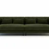 Instilo Sofy^Sofa pikowana oliwkowa TOTTI
