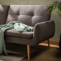inny Sofy^Sofa podwójnie rozkładana szara LUBERTO
