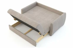 Sofy^Sofa rozkładana beżowa DALIA