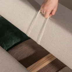Sofy^Sofa rozkładana beżowa LILI