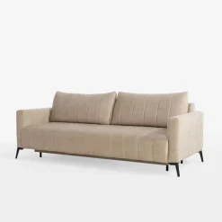 Clearance Instilo Sofa rozkładana beżowa MARION