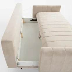 Clearance Instilo Sofa rozkładana beżowa MARION